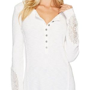 Dylan by True Grit waffle knit Henley